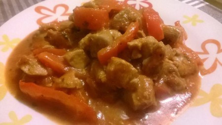 Spezzatino di vitello con peperoni